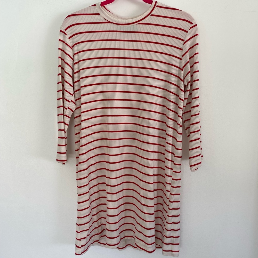 Reformation Knit Long Sleeve Mini Dress